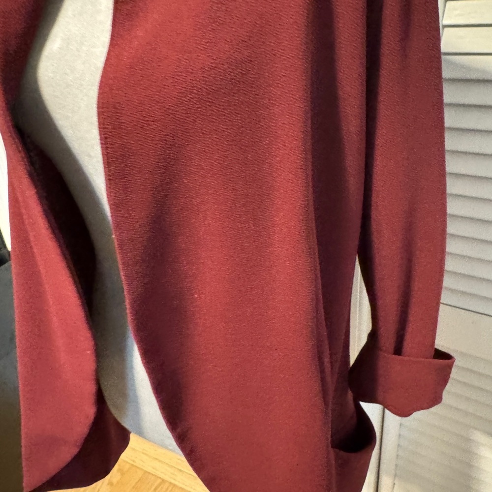 French mauve 3/4 sleeve blazer size large - Picture 5 of 7